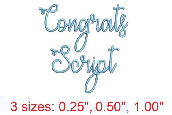 Congrats Script: A Designer’s Review for Sweatshirts