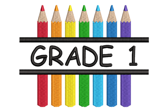 Grade 1 Split Colored Pencils: Holiday Design Review