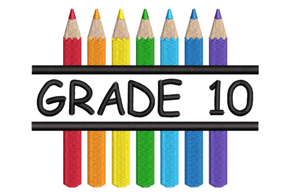 Grade 10 Split Colored Pencils: A Stitch Test