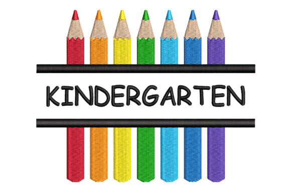 Kindergarten Split Pencil: An Embroidery Design Review