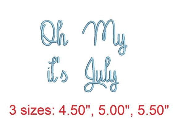 Oh My, It's July Font: A Business Design Review