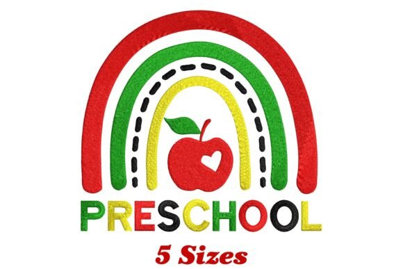 Preschool Rainbow: A Designer’s Stitch-Out Review