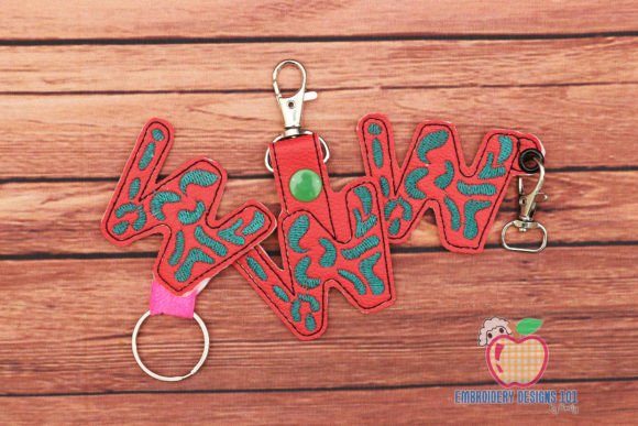 Reviewing LETTERS W Keyfob Keychain ITH Design