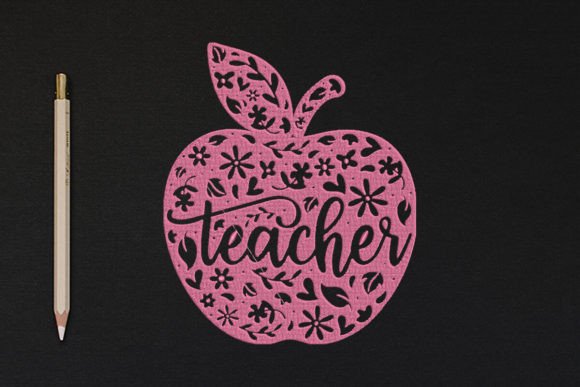 Teacher Apple Made of Flowers: Apparel Design Review